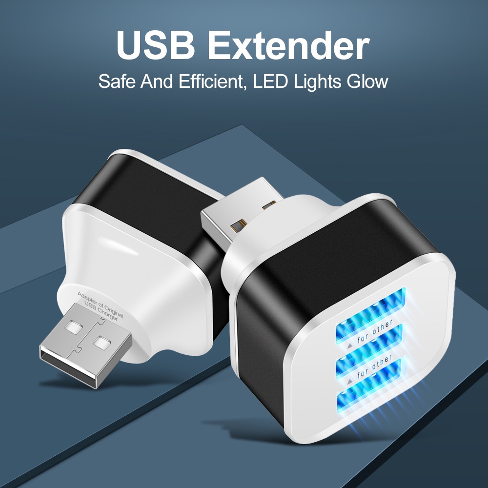 Laptop Accessories Usb - 3-портовый USB-разъем USB-адаптер 3 в 1,