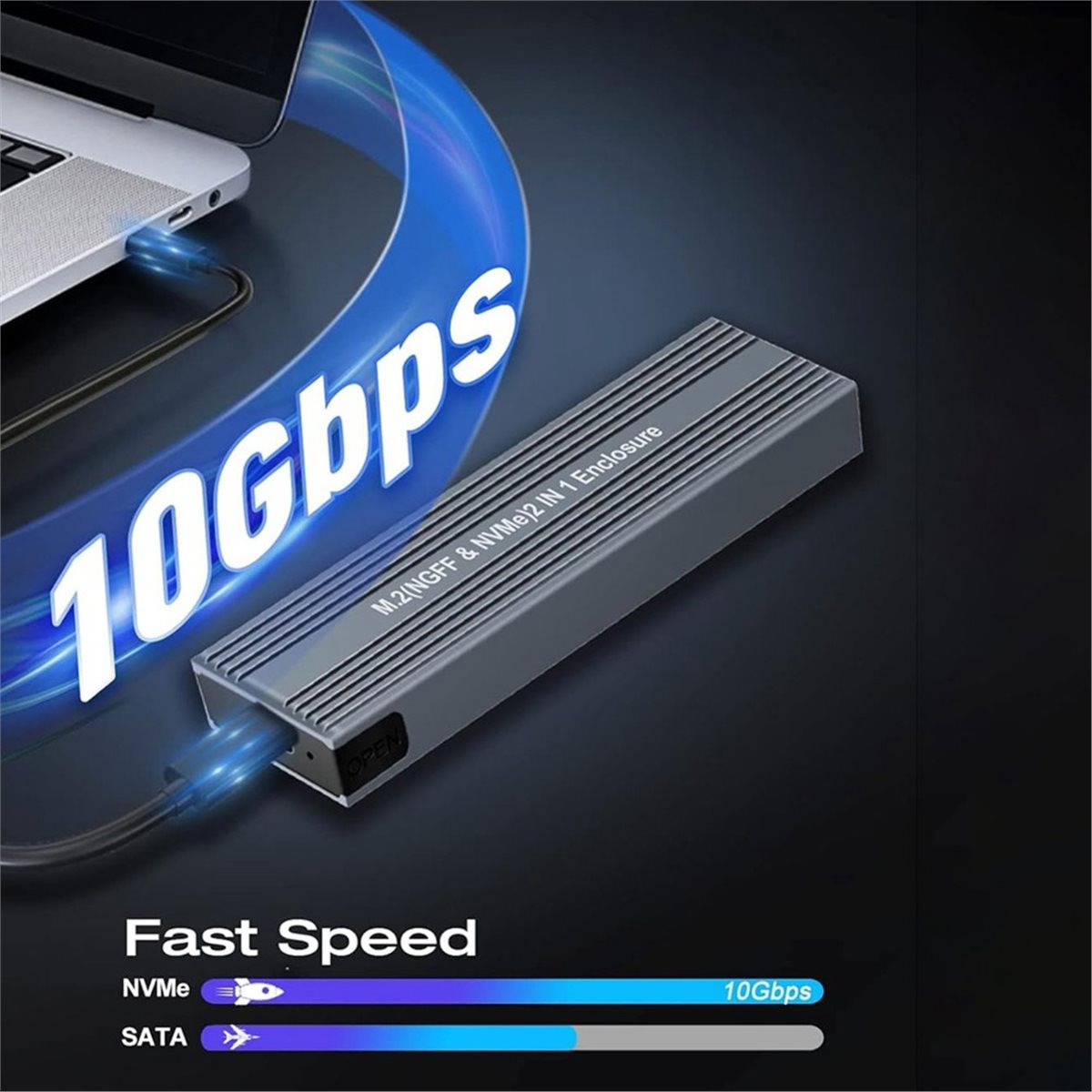 External Nvme Ssd - обновление. Адаптер-корпус для M.2 NVMe SATA
