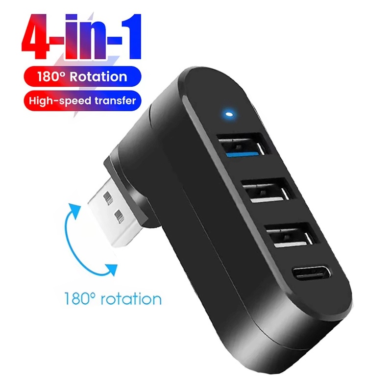 Laptop Accessories Usb - 4-портовый USB 2.0 хаб, мини-USB-хаб 180