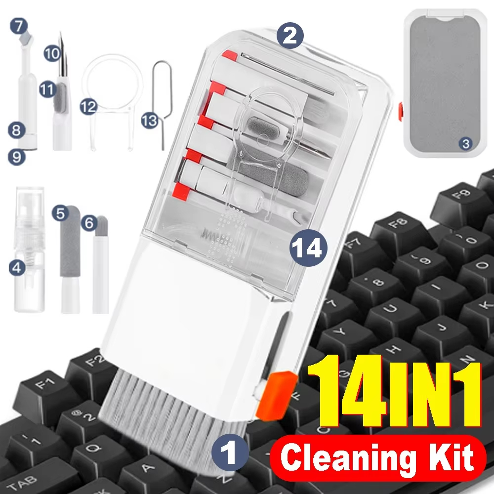 Screen Cleaning Kit - Многофункциональный набор для чистки 14-в-1: инструменты