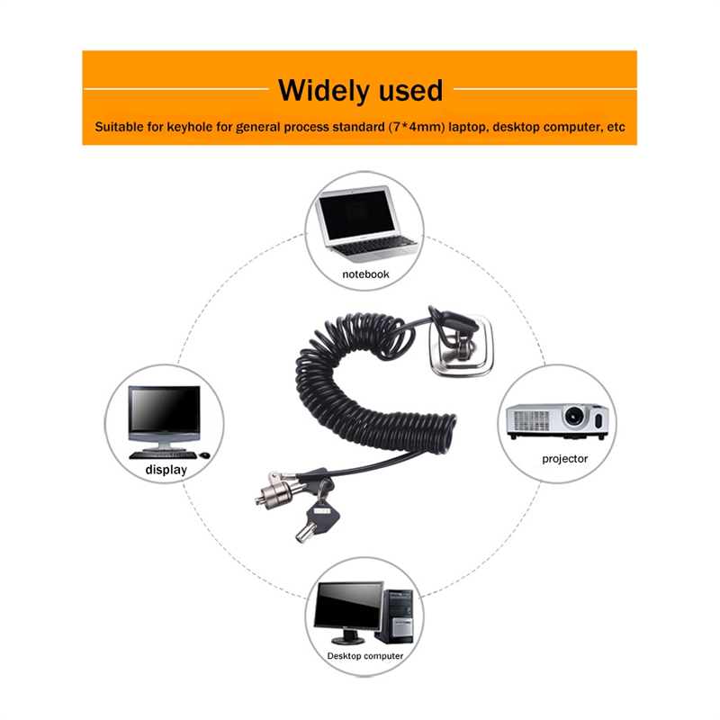 Замок для ноутбука, замок для  – обзор и цена Laptop Lock Cable