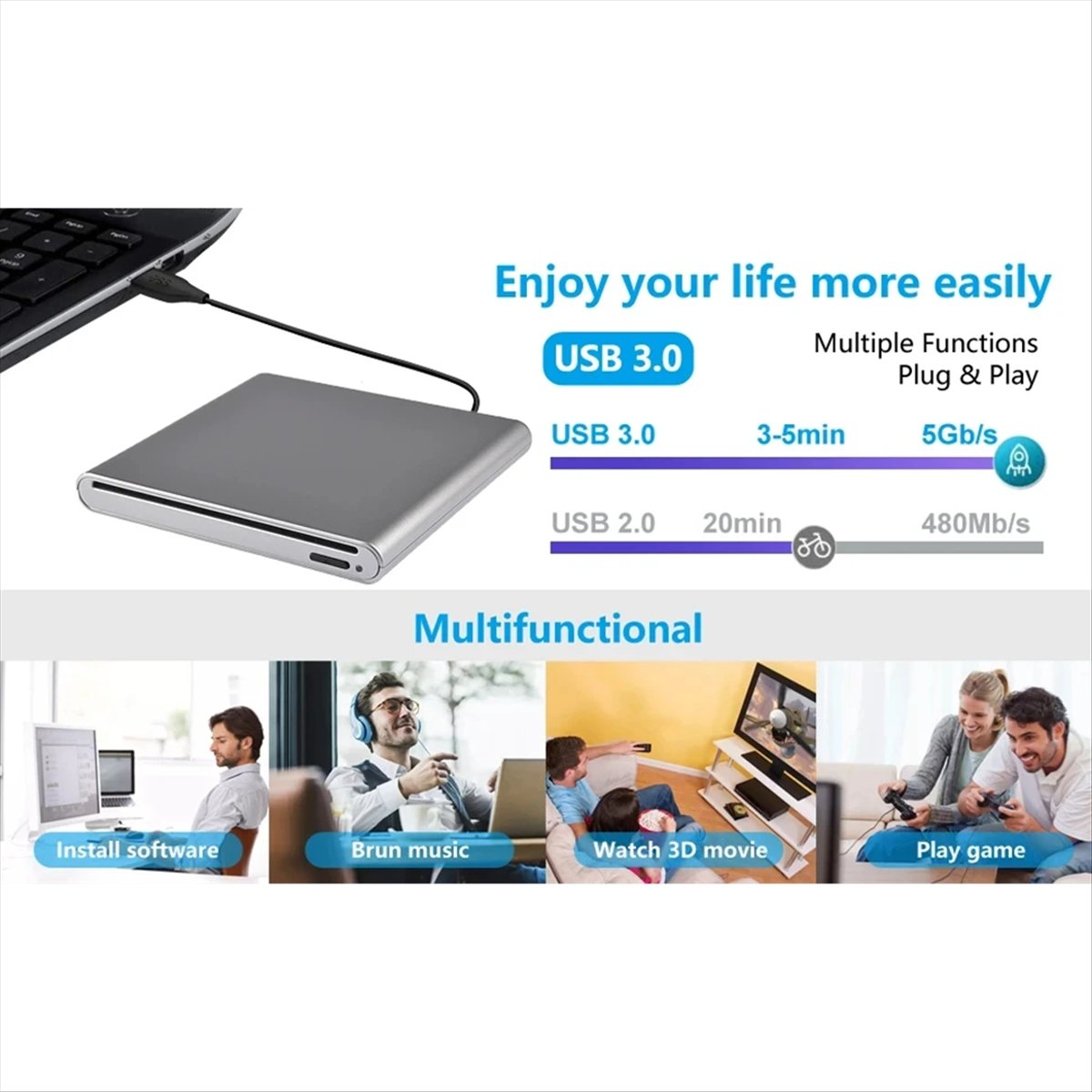 Внешний оптический привод DT77 – обзор и цена Laptop Accessories Bd