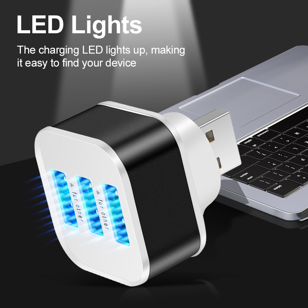 3-портовый USB-разъем USB-адап – обзор и цена Laptop Accessories Usb