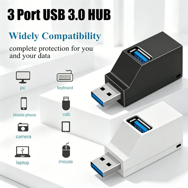 USB-хаб с 3 портами (USB 3.0/2 – обзор и цена Laptop Accessories Macbook