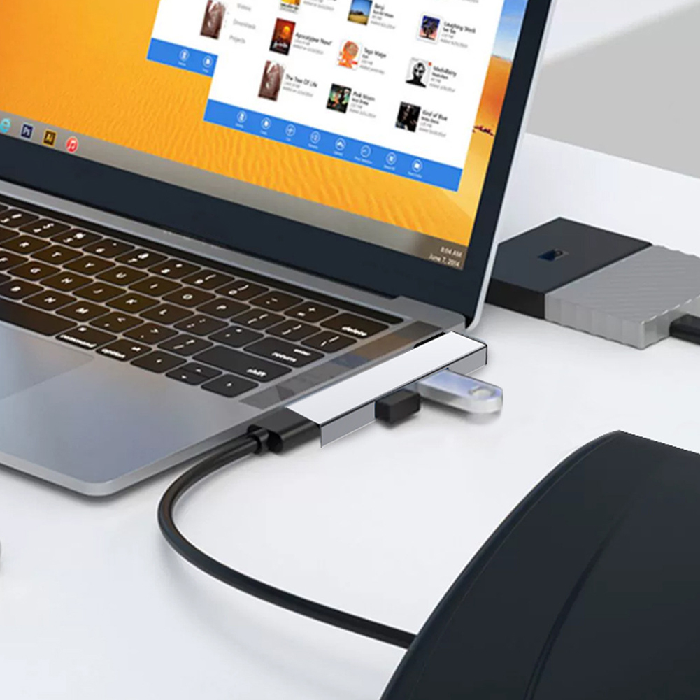 USB-хаб 3-в-1 с 3 портами USB  – обзор и цена Laptop Accessories Macbook