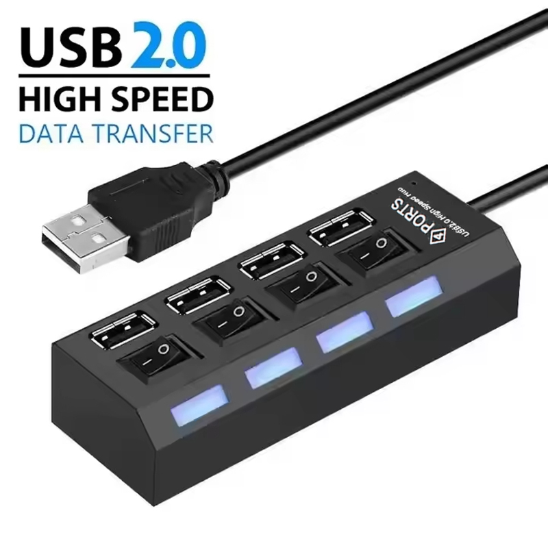 4-портовый USB 2.0-хаб-разветв – обзор и цена Laptop Accessories Usb