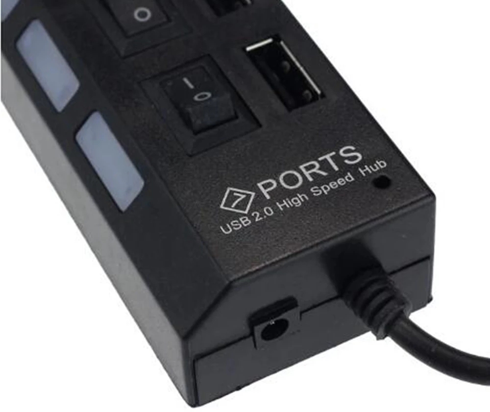 7-портовый USB 2.0-хаб-разветв – обзор и цена Laptop Accessories Usb