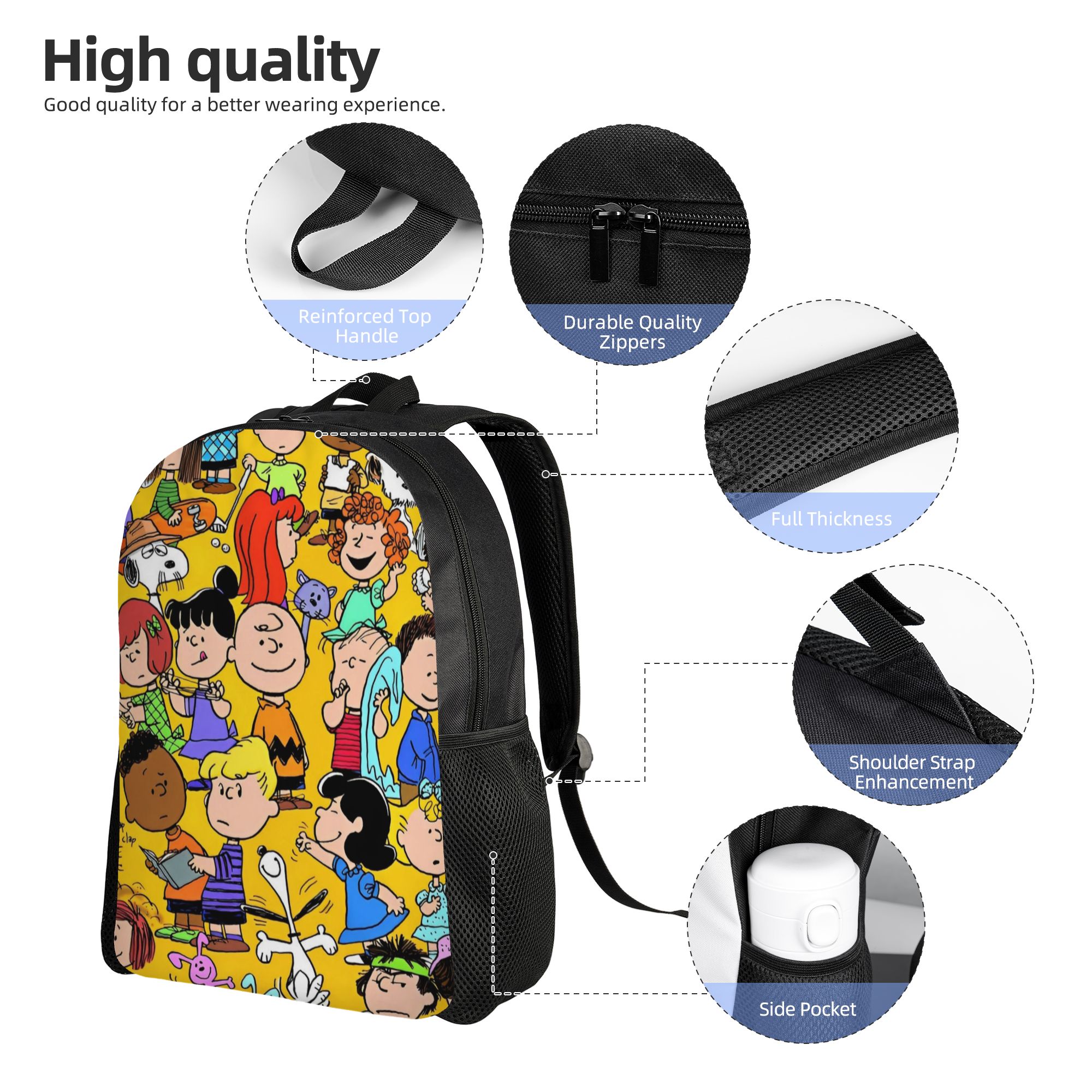 Модный рюкзак Snoopy Peanuts,  – обзор и цена Laptop Accessories Bag