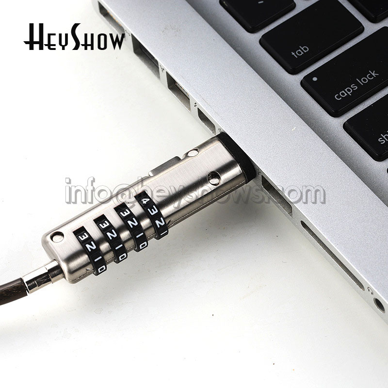 4-значный кодовый замок для US – обзор и цена Laptop Lock Cable