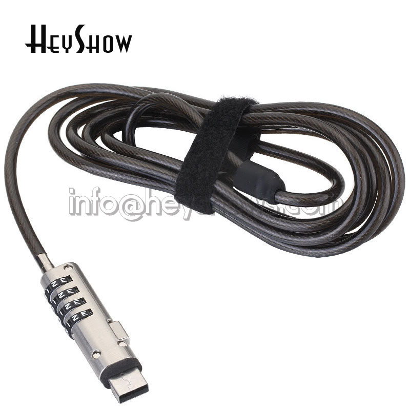 4-значный кодовый замок для US – обзор и цена Laptop Lock Cable