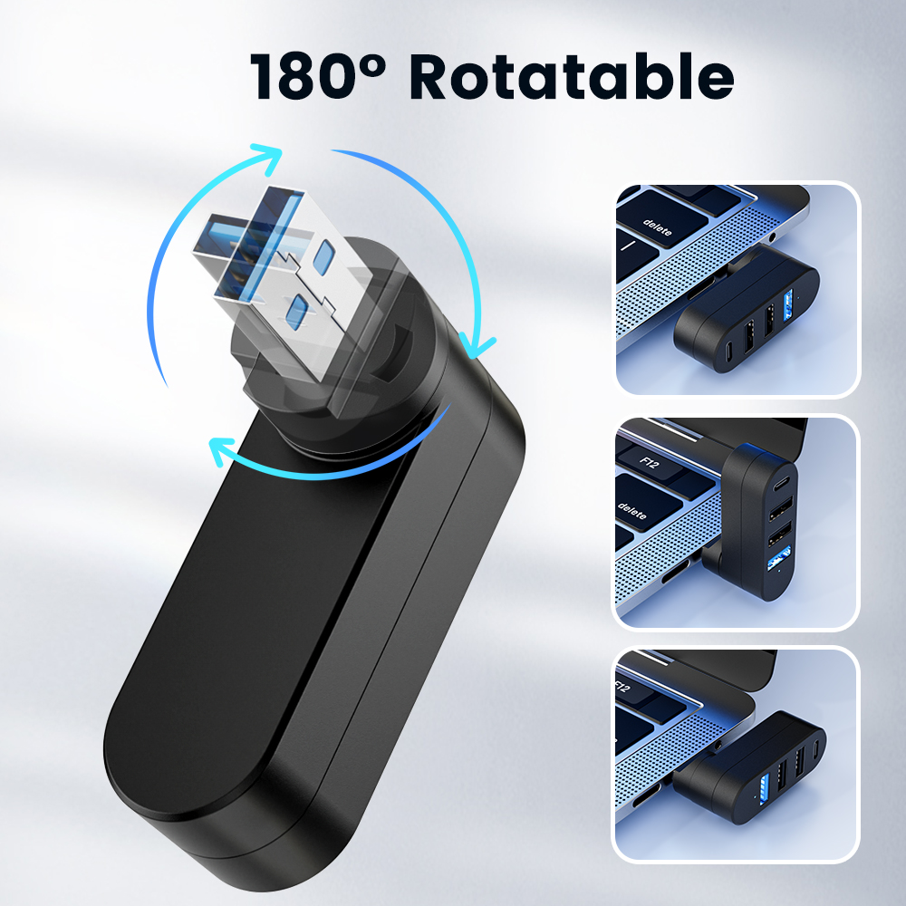 4-портовый USB 2.0 хаб, мини-U – обзор и цена Laptop Accessories Usb