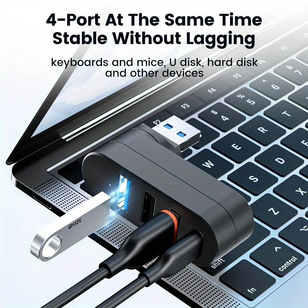 Мини-сплиттер, 4 порта, USB-ко – обзор и цена Laptop Accessories Macbook